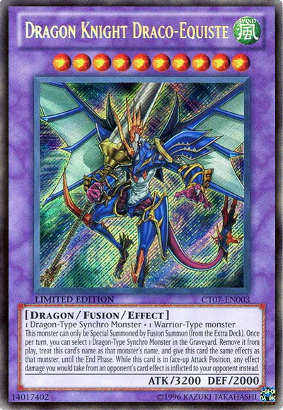 Dragon Knight Draco-Equiste [CT07-EN003] Secret Rare | Black Swamp Games