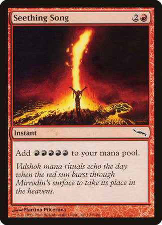 Seething Song [Mirrodin] | Black Swamp Games