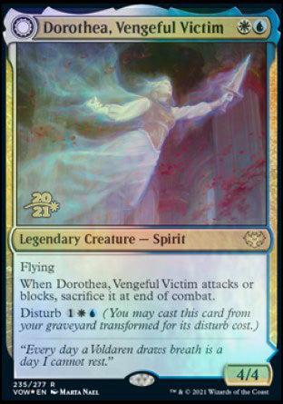 Dorothea, Vengeful Victim // Dorothea's Retribution [Innistrad: Crimson Vow Prerelease Promos] | Black Swamp Games