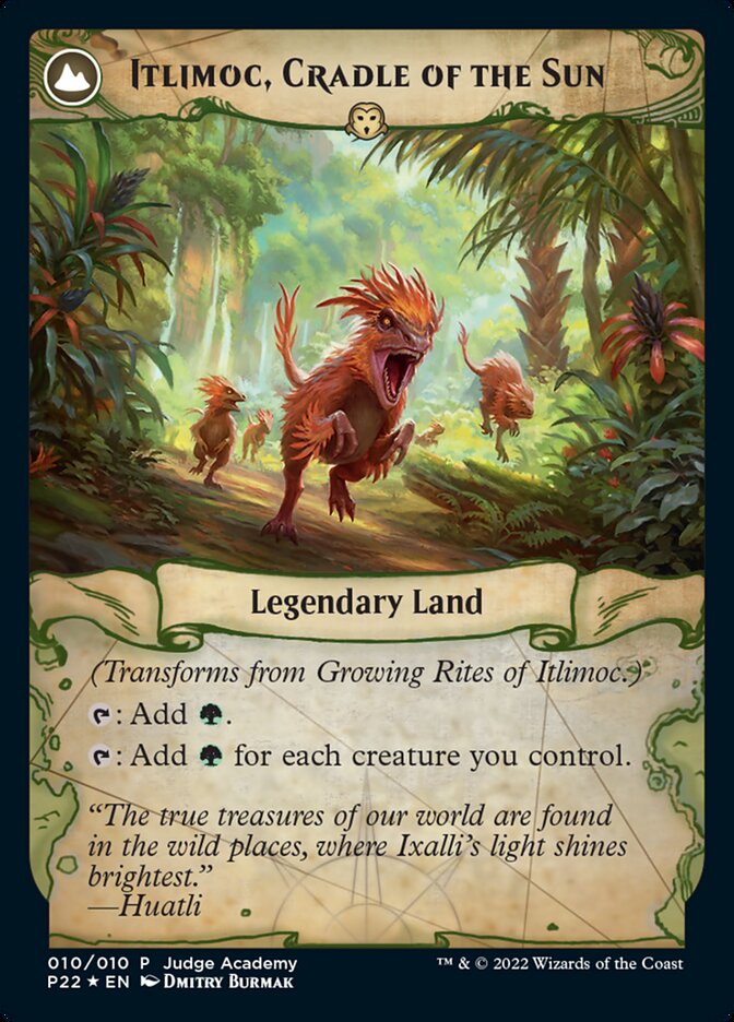 Growing Rites of Itlimoc // Itlimoc, Cradle of the Sun [Judge Gift Cards 2022] | Black Swamp Games