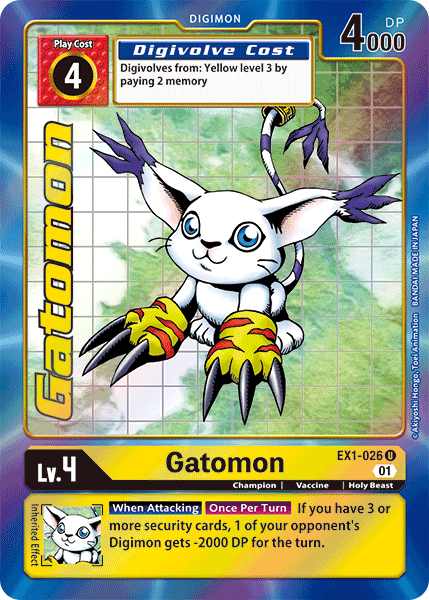 Gatomon [EX1-026] (Alternate Art) [Classic Collection] | Black Swamp Games