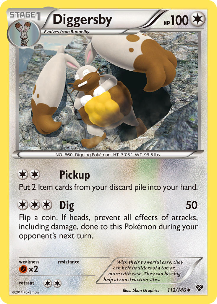 Diggersby (112/146) [XY: Base Set] | Black Swamp Games