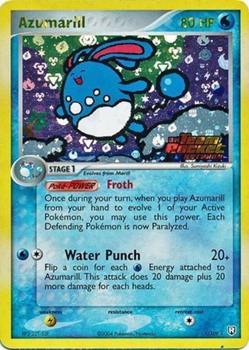 Azumarill (1/109) (Stamped) [EX: Team Rocket Returns] | Black Swamp Games