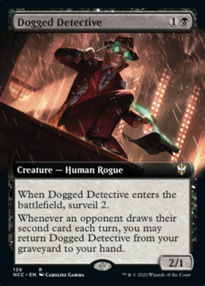 Dogged Detective (Extended Art) [Streets of New Capenna Commander] | Black Swamp Games