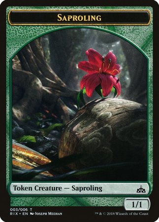 Saproling Token (003) [Rivals of Ixalan Tokens] | Black Swamp Games