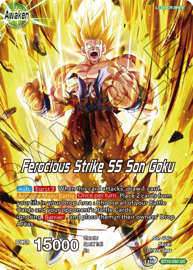 Son Goku // Ferocious Strike SS Son Goku (BT10-060) [Theme Selection: History of Son Goku] | Black Swamp Games