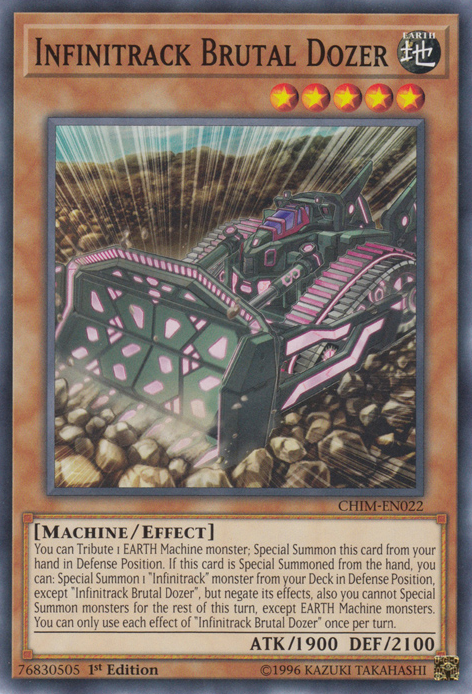 Infinitrack Brutal Dozer [CHIM-EN022] Common | Black Swamp Games