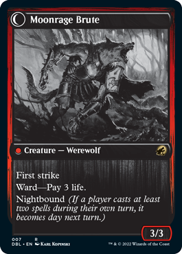Brutal Cathar // Moonrage Brute [Innistrad: Double Feature] | Black Swamp Games