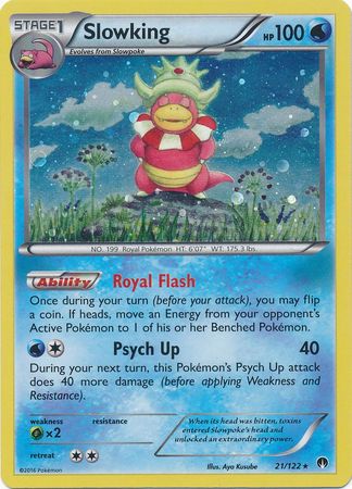 Slowking (21/122) (Cosmos Holo) [XY: BREAKpoint] | Black Swamp Games