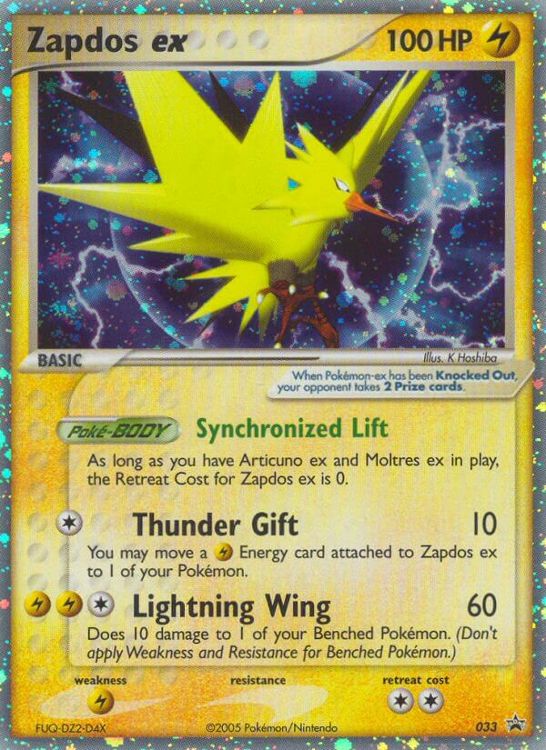 Zapdos ex (033) [Nintendo: Black Star Promos] | Black Swamp Games