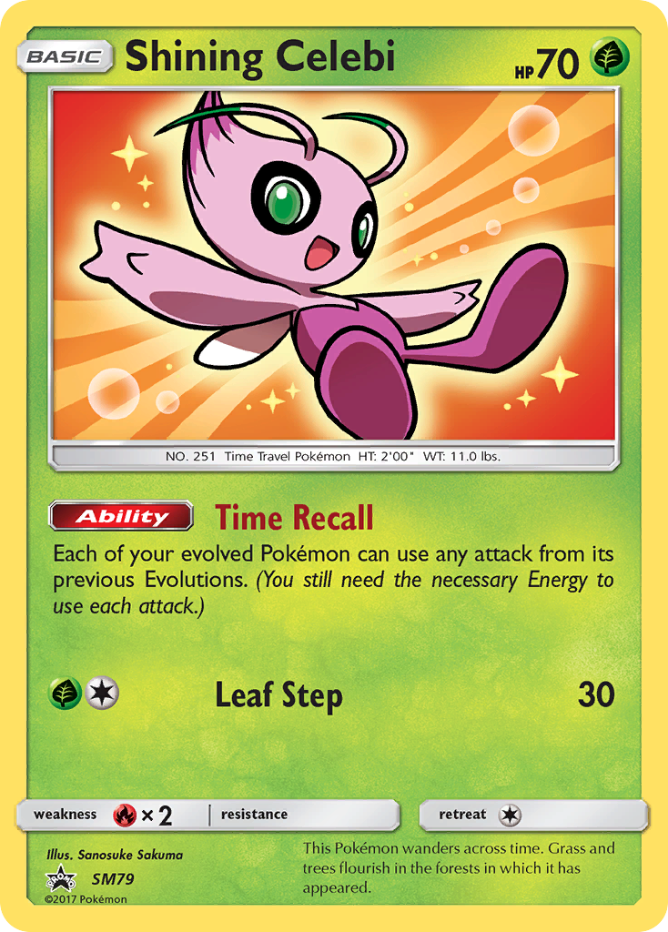 Shining Celebi (SM79) [Sun & Moon: Black Star Promos] | Black Swamp Games