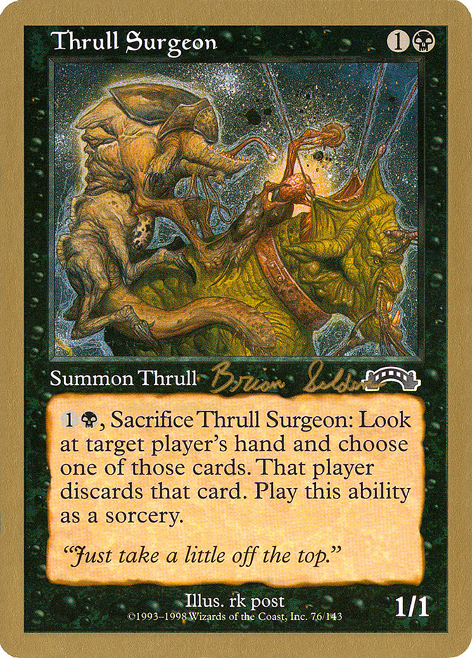 Thrull Surgeon (Brian Selden) [World Championship Decks 1998] | Black Swamp Games