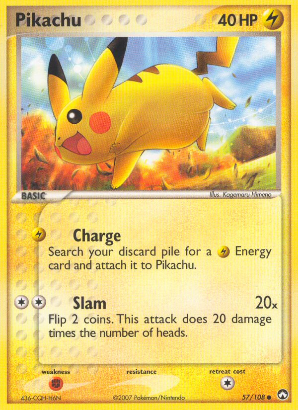 Pikachu (57/108) [EX: Power Keepers] | Black Swamp Games