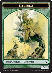 Elemental // Thopter (026) Double-sided Token [Commander 2018 Tokens] | Black Swamp Games