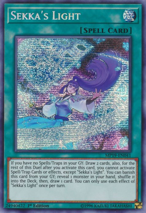 Sekka's Light [MP19-EN041] Prismatic Secret Rare | Black Swamp Games
