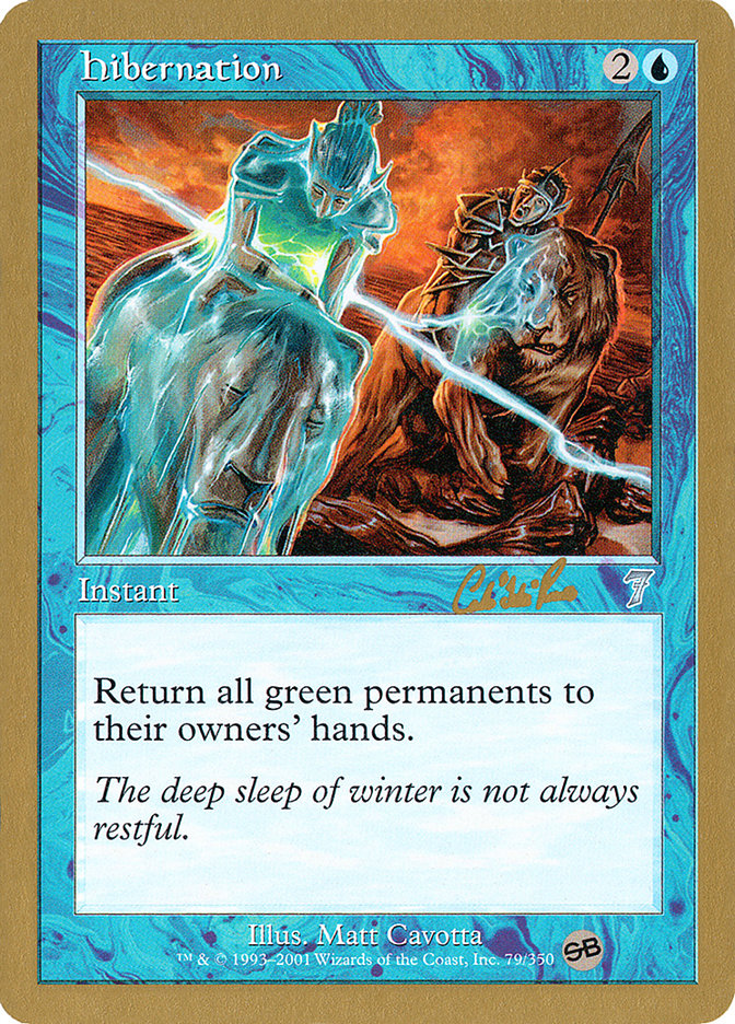 Hibernation (Carlos Romao) (SB) [World Championship Decks 2002] | Black Swamp Games