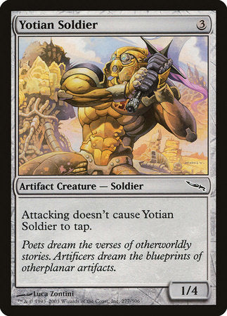 Yotian Soldier [Mirrodin] | Black Swamp Games