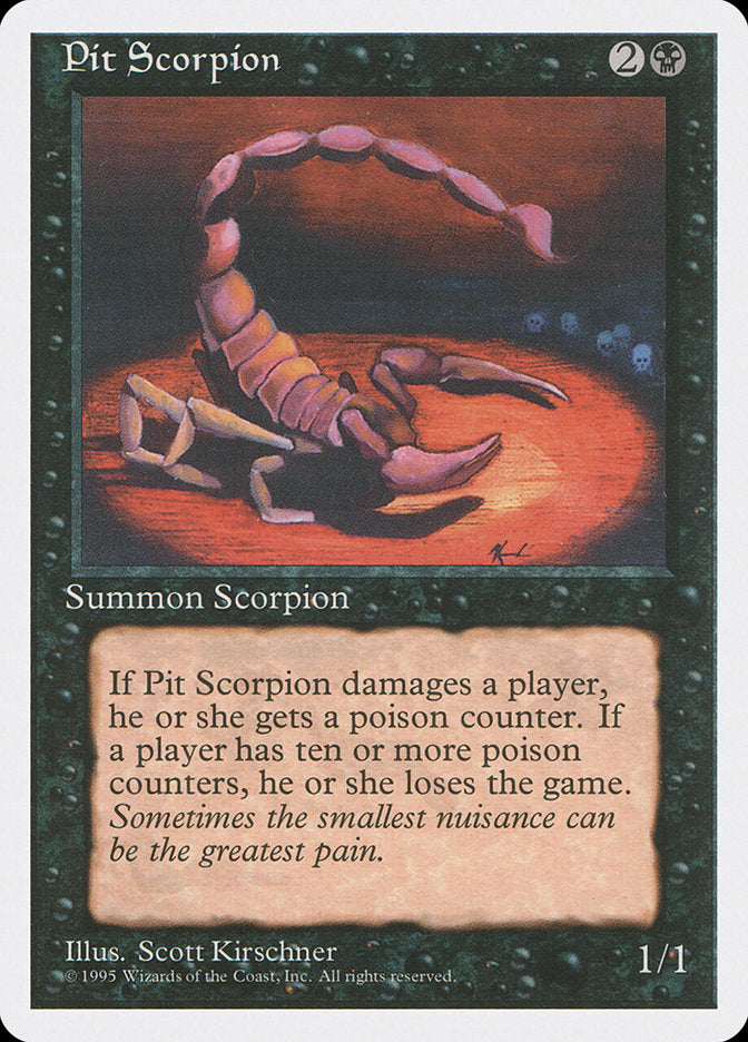 Pit Scorpion [Fourth Edition] | Black Swamp Games