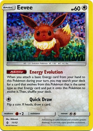 Eevee (11/12) [McDonald's Promos: 2018 Collection] | Black Swamp Games