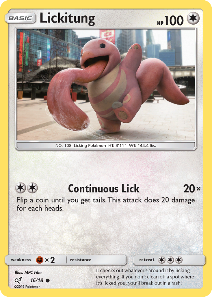 Lickitung (16/18) [Sun & Moon: Detective Pikachu] | Black Swamp Games