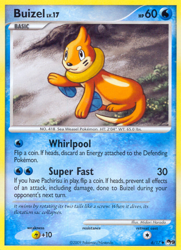 Buizel (6/17) [POP Series 9] | Black Swamp Games