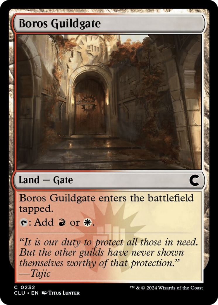 Boros Guildgate [Ravnica: Clue Edition] | Black Swamp Games