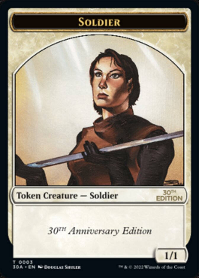 Soldier Token [30th Anniversary Tokens] | Black Swamp Games