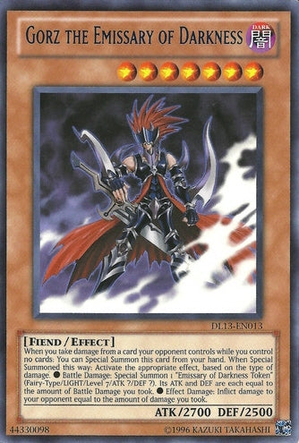 Gorz the Emissary of Darkness (Blue) [DL13-EN013] Rare | Black Swamp Games