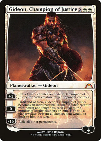 Gideon, Champion of Justice [Gatecrash] | Black Swamp Games