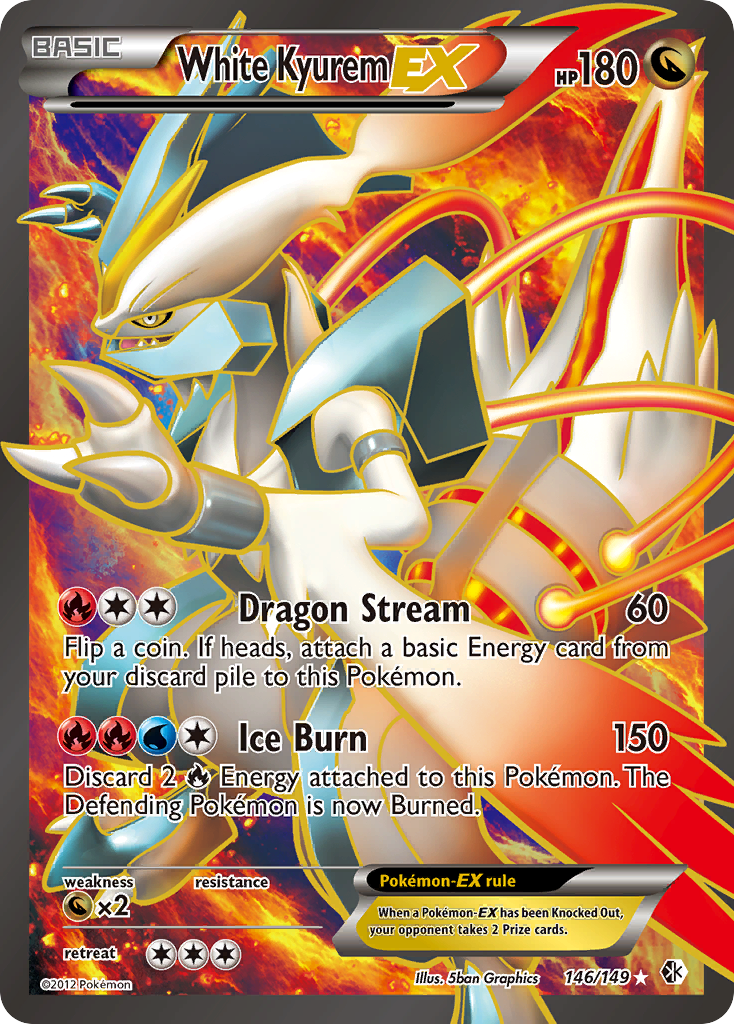 White Kyurem EX (146/149) [Black & White: Boundaries Crossed] | Black Swamp Games