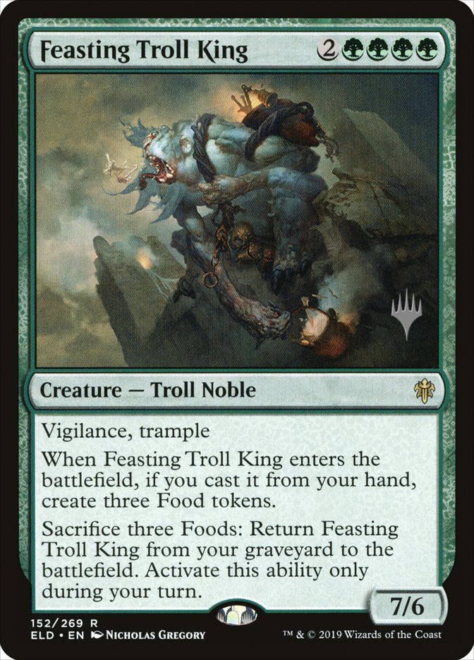 Feasting Troll King (Promo Pack) [Throne of Eldraine Promos] | Black Swamp Games