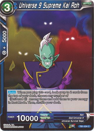 Universe 9 Supreme Kai Roh [TB1-034] | Black Swamp Games