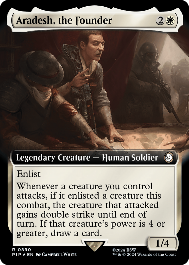 Aradesh, the Founder (Extended Art) (Surge Foil) [Fallout] | Black Swamp Games