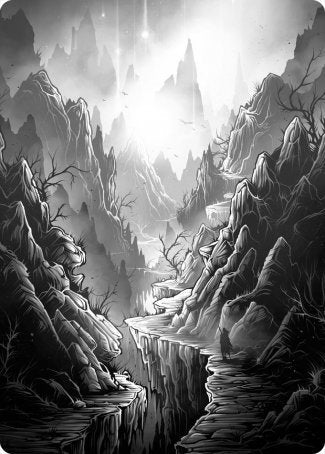 Mountain Art Card [Innistrad: Midnight Hunt Art Series] | Black Swamp Games