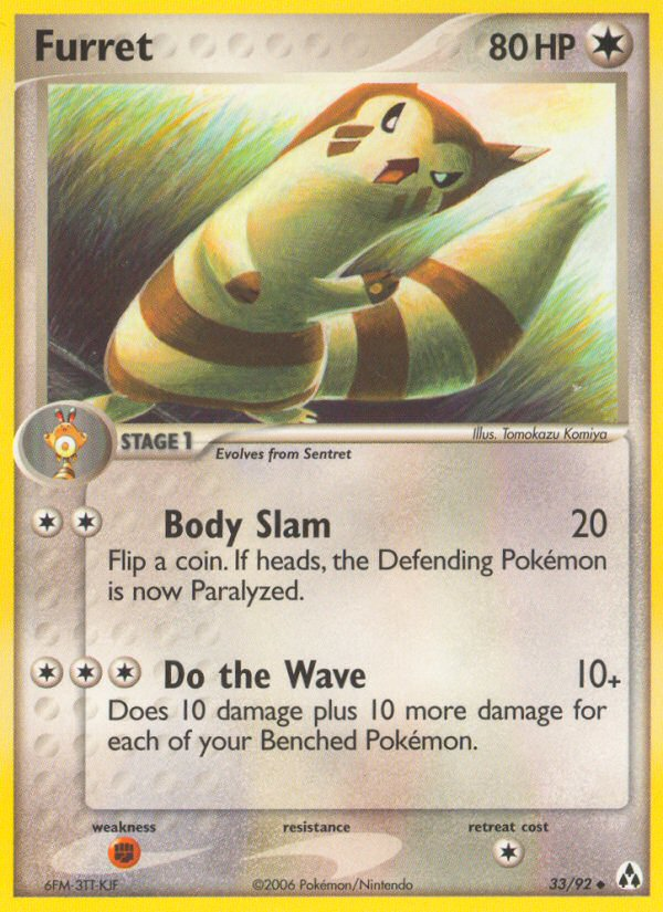 Furret (33/92) [EX: Legend Maker] | Black Swamp Games