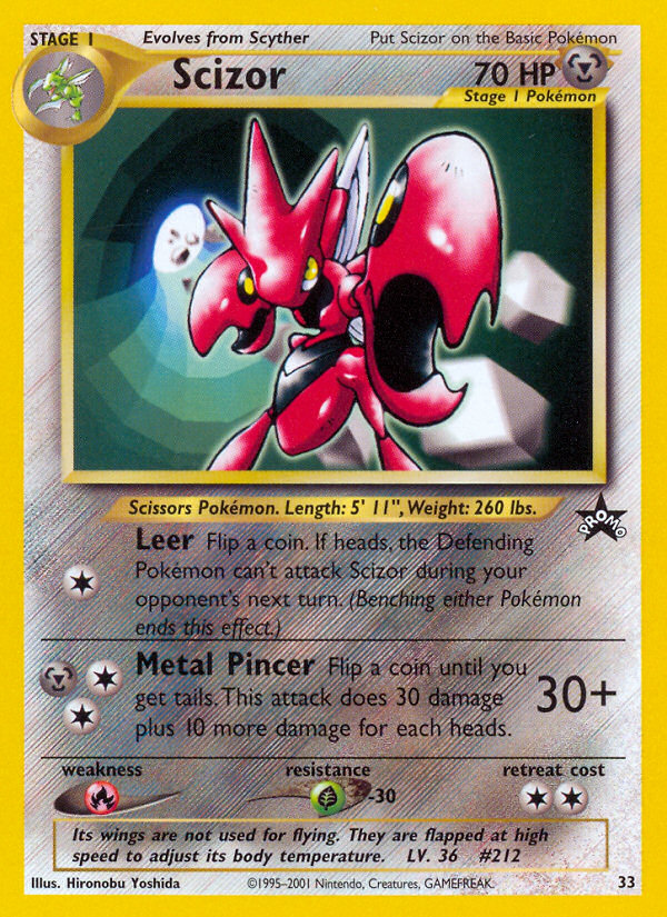 Scizor (33) [Wizards of the Coast: Black Star Promos] | Black Swamp Games