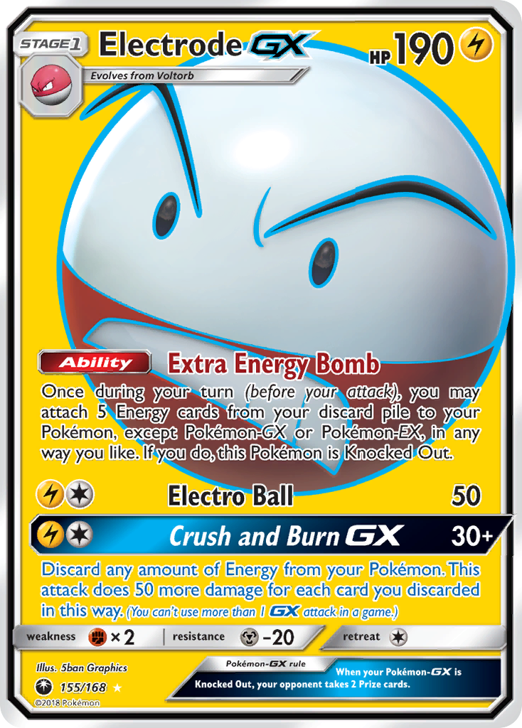 Electrode GX (155/168) [Sun & Moon: Celestial Storm] | Black Swamp Games