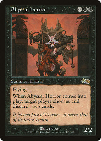 Abyssal Horror [Urza's Saga] | Black Swamp Games