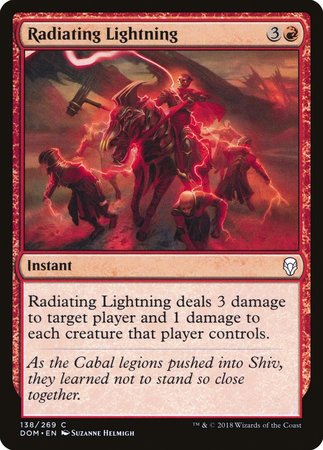 Radiating Lightning [Dominaria] | Black Swamp Games