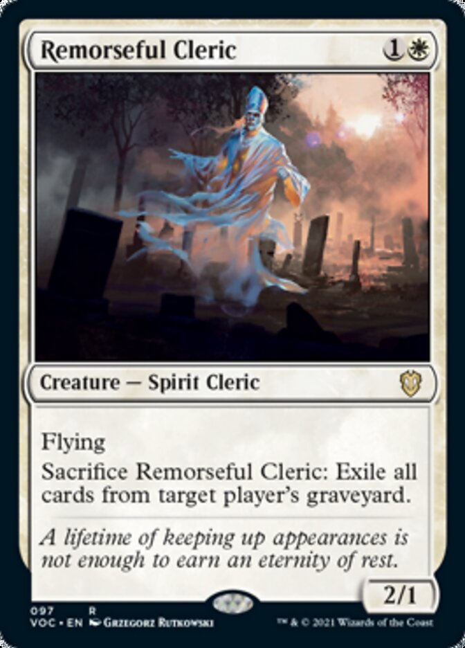 Remorseful Cleric [Innistrad: Crimson Vow Commander] | Black Swamp Games