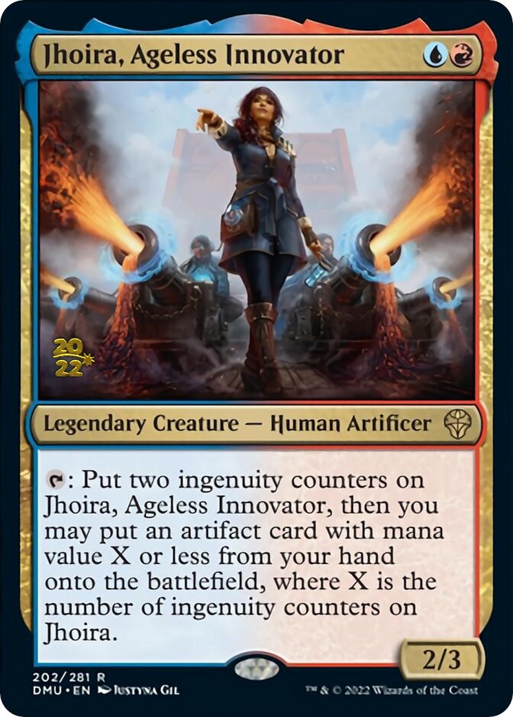 Jhoira, Ageless Innovator [Dominaria United Prerelease Promos] | Black Swamp Games