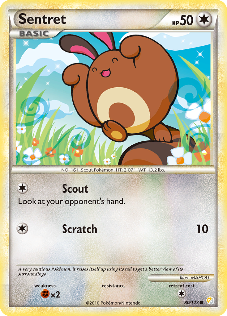 Sentret (80/123) [HeartGold & SoulSilver: Base Set] | Black Swamp Games