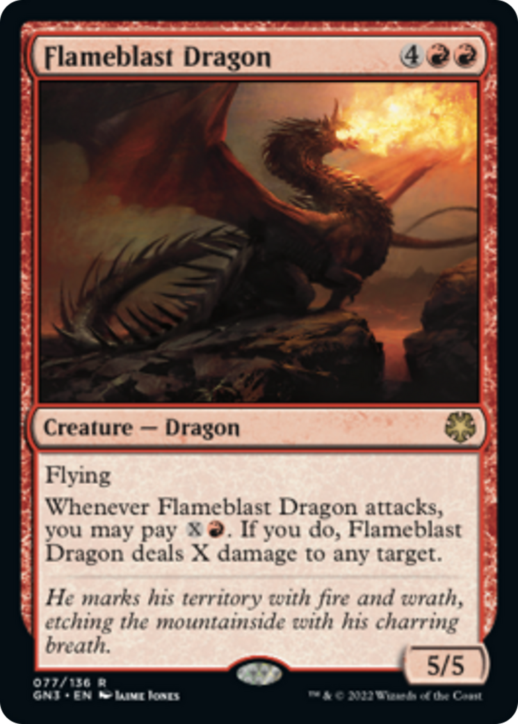 Flameblast Dragon [Game Night: Free-for-All] | Black Swamp Games