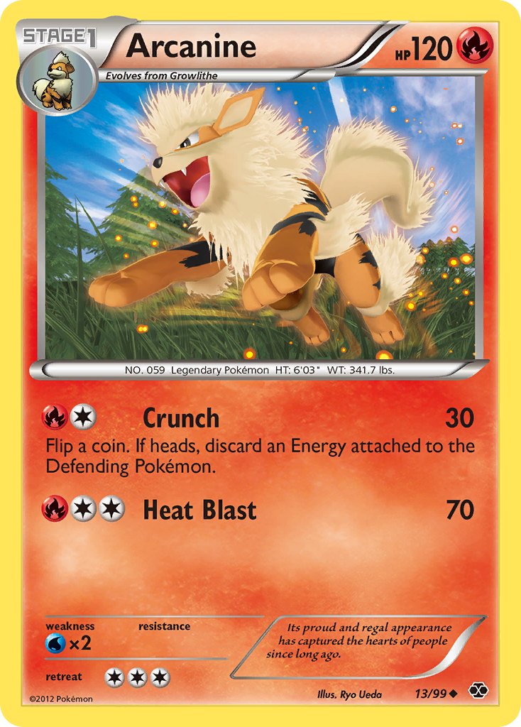 Arcanine (13/99) [Black & White: Next Destinies] | Black Swamp Games