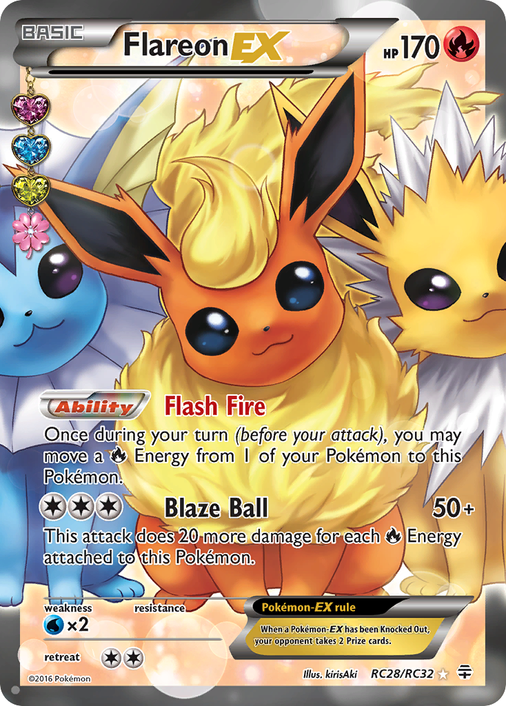 Flareon EX (RC28/RC32) [XY: Generations] | Black Swamp Games