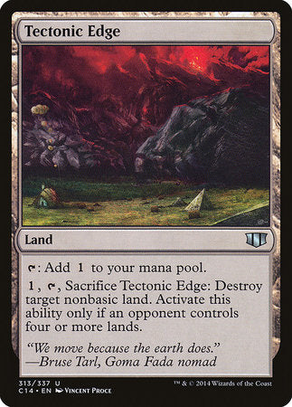 Tectonic Edge [Commander 2014] | Black Swamp Games