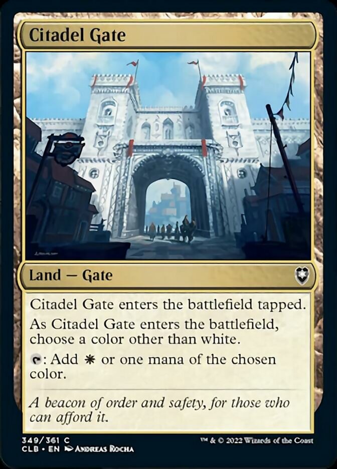 Citadel Gate [Commander Legends: Battle for Baldur's Gate] | Black Swamp Games