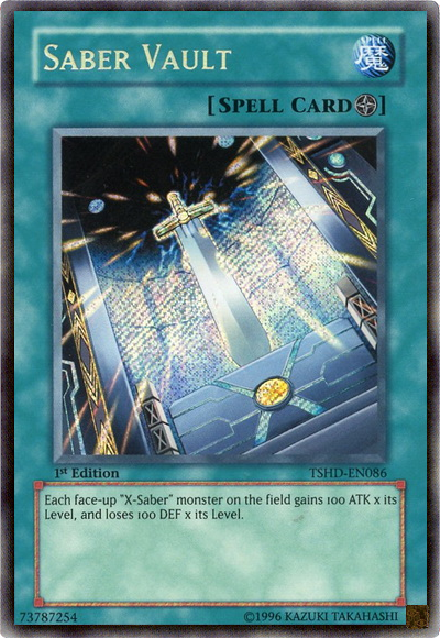 Saber Vault [TSHD-EN086] Secret Rare | Black Swamp Games
