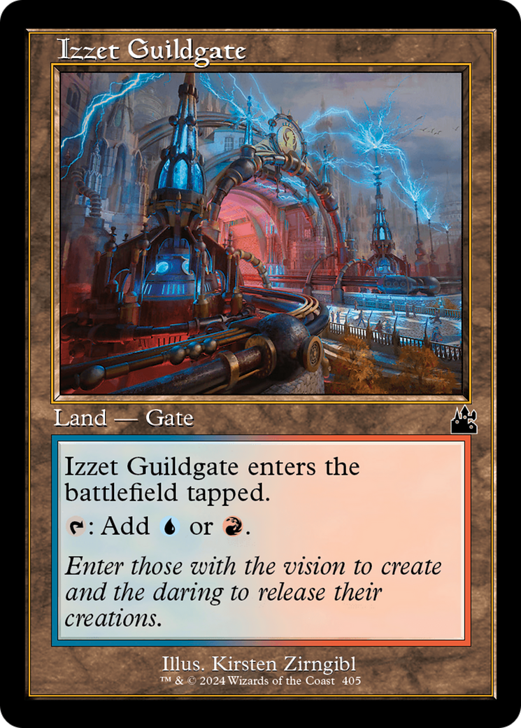 Izzet Guildgate (Retro Frame) [Ravnica Remastered] | Black Swamp Games