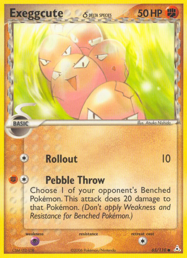 Exeggcute (65/110) (Delta Species) [EX: Holon Phantoms] | Black Swamp Games